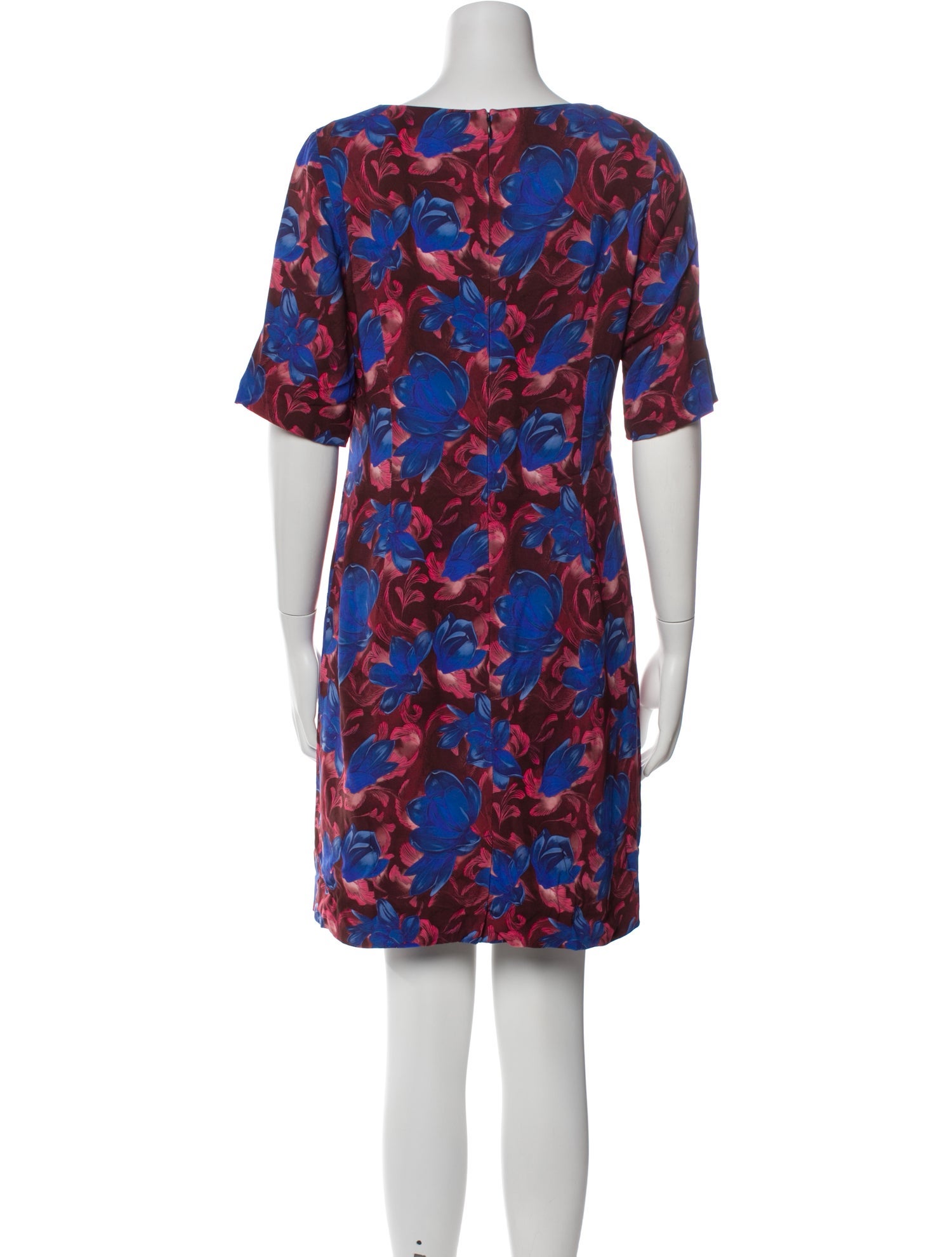 Carolina Herrera Floral Print Mini Dress