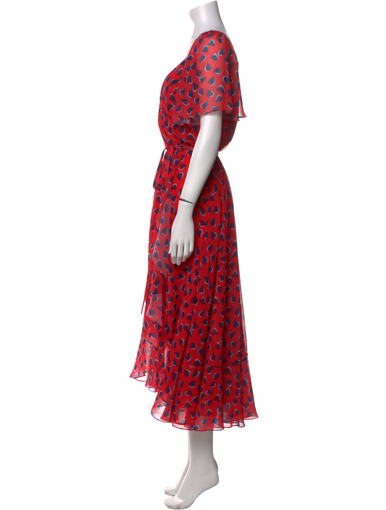 Carolina Herrera Floral Print Long Dress
