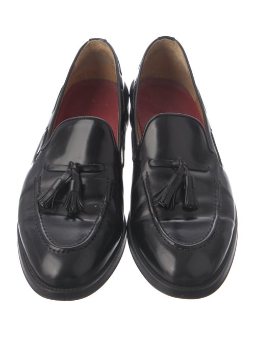 Carolina Herrera Patent Leather Monk Straps