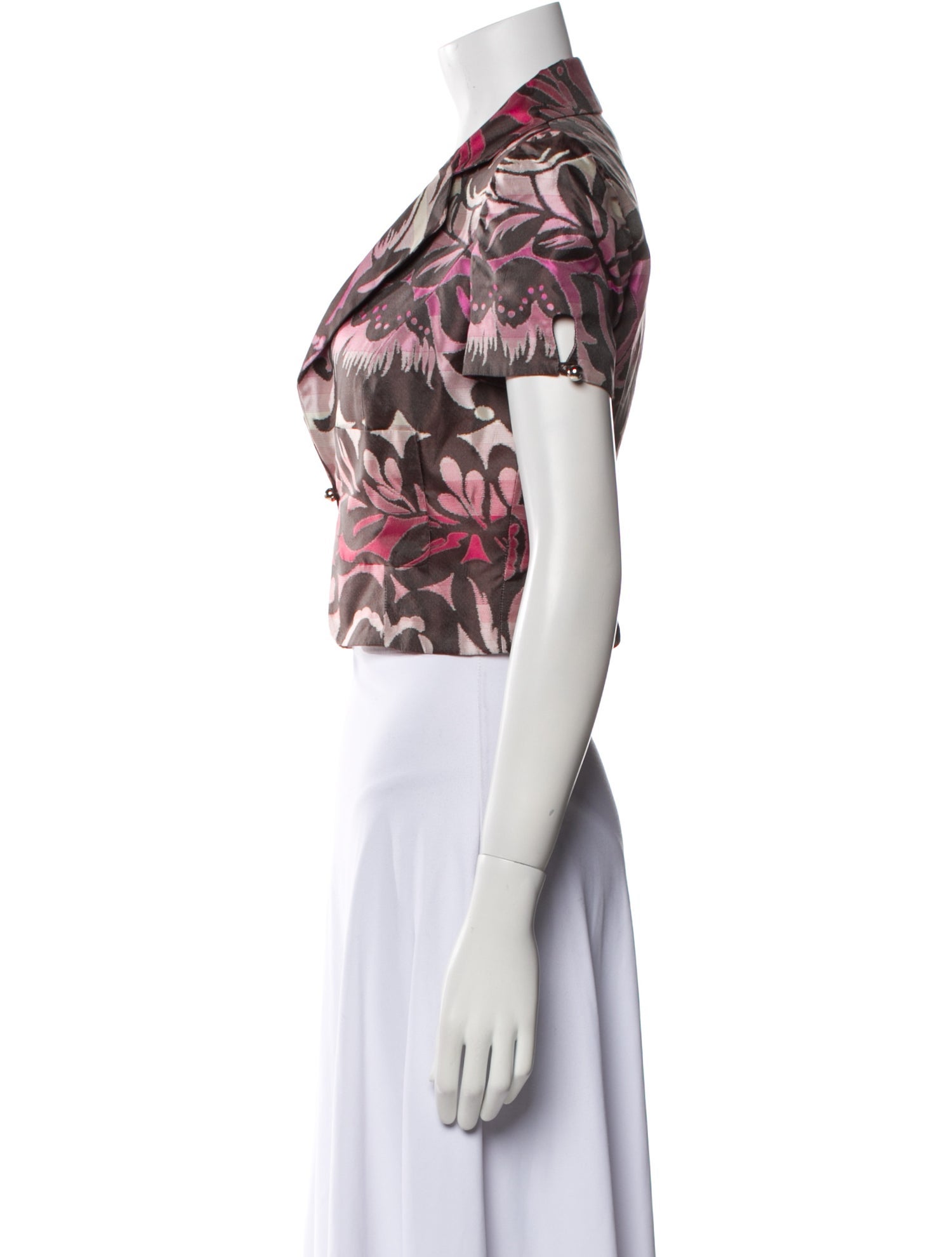 Carolina Herrera Printed Bolero