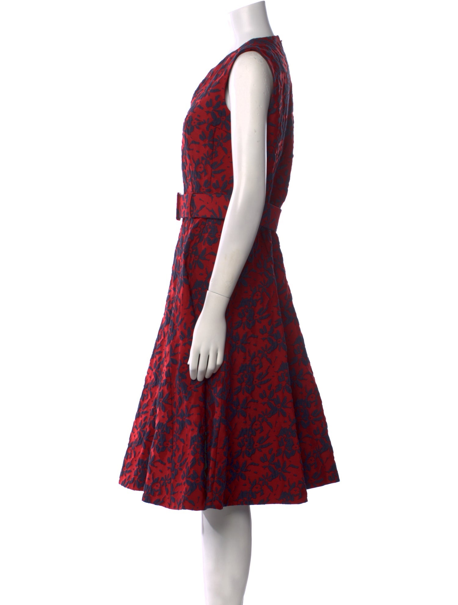 Carolina Herrera Printed Midi Length Dress