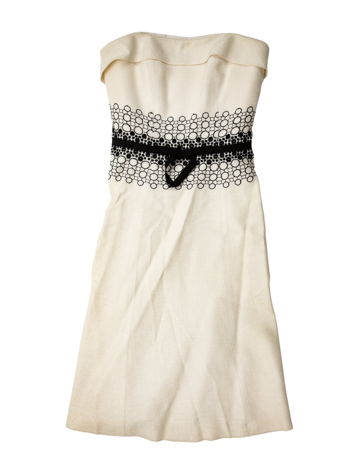 Carolina Herrera Linen Mini Dress