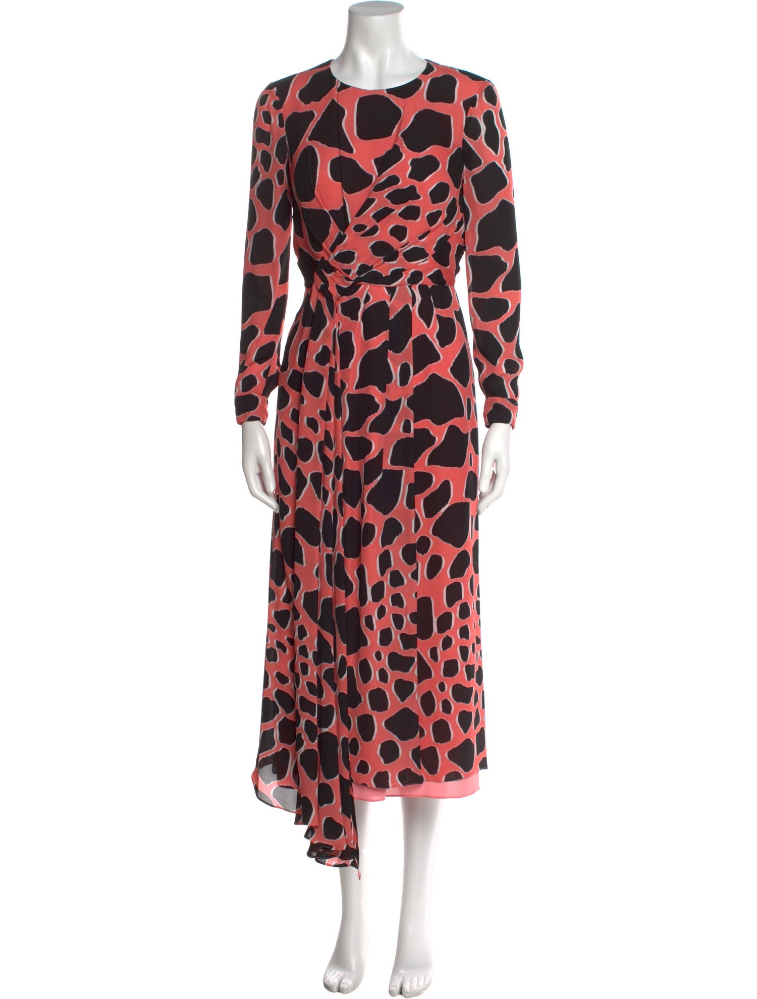 Carolina Herrera Silk Midi Length Dress