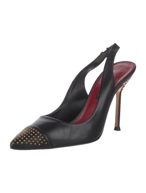 Carolina Herrera Leather Slingback Pumps