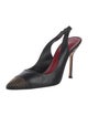 Carolina Herrera Leather Slingback Pumps
