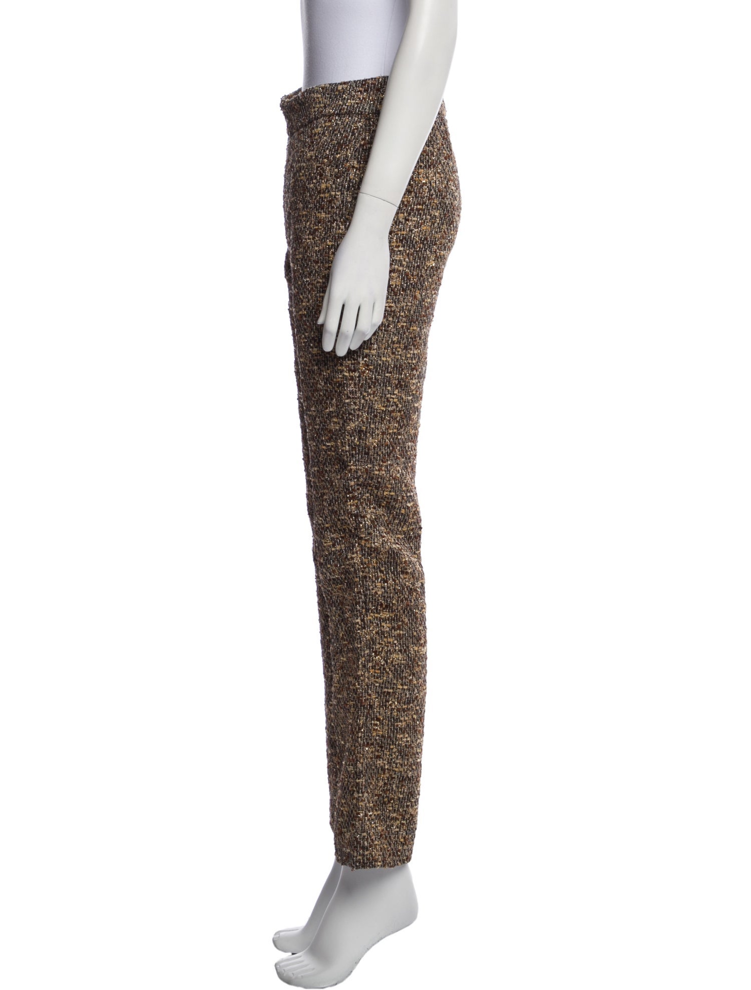 Carolina Herrera Wool Straight Leg Pants