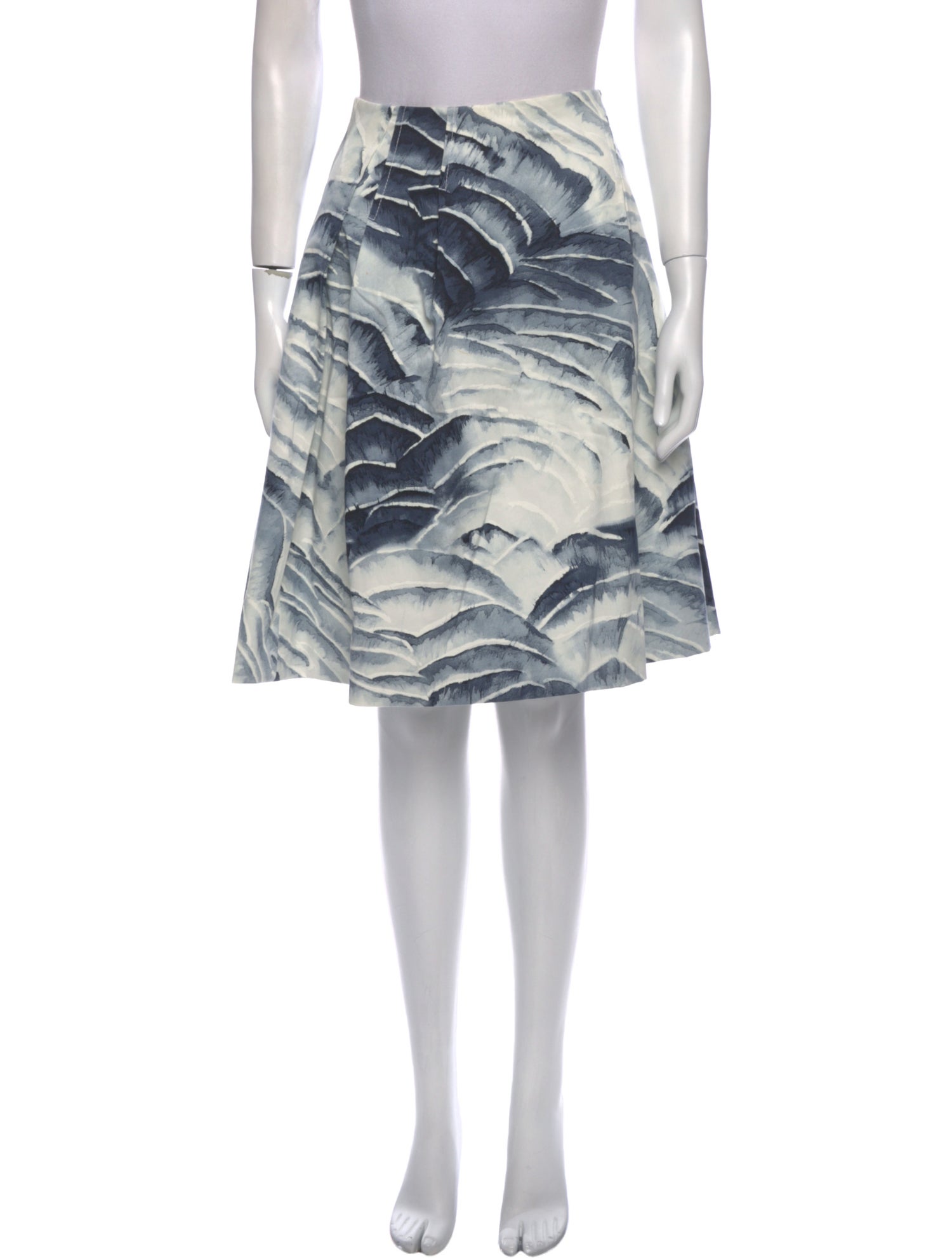 Carolina Herrera Silk Knee-Length Skirt