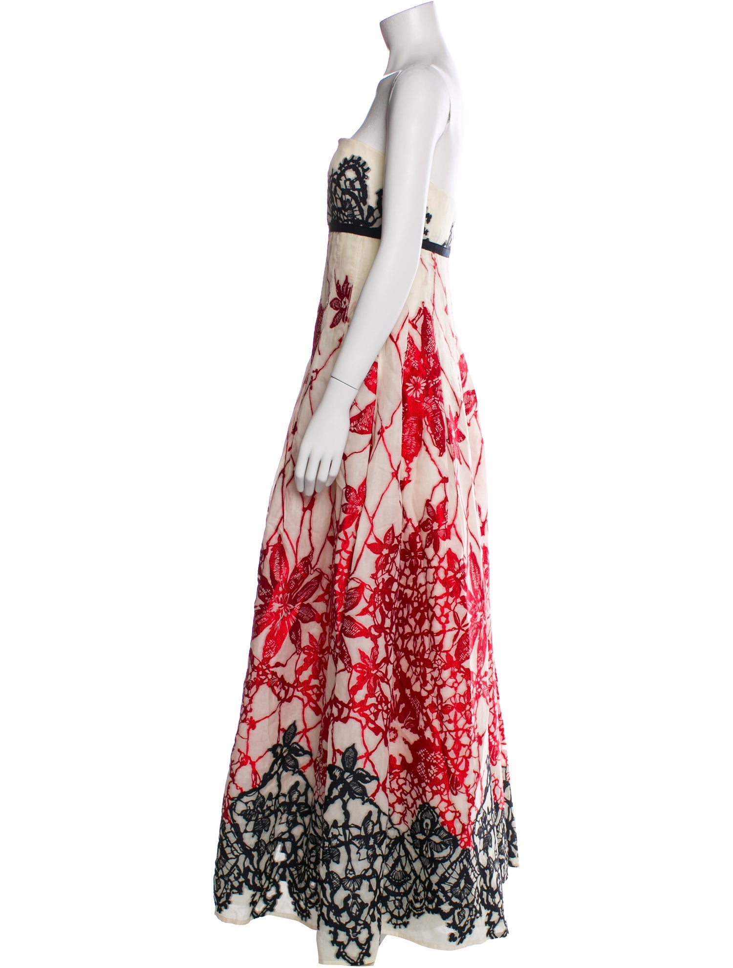 Carolina Herrera Printed Long Dress