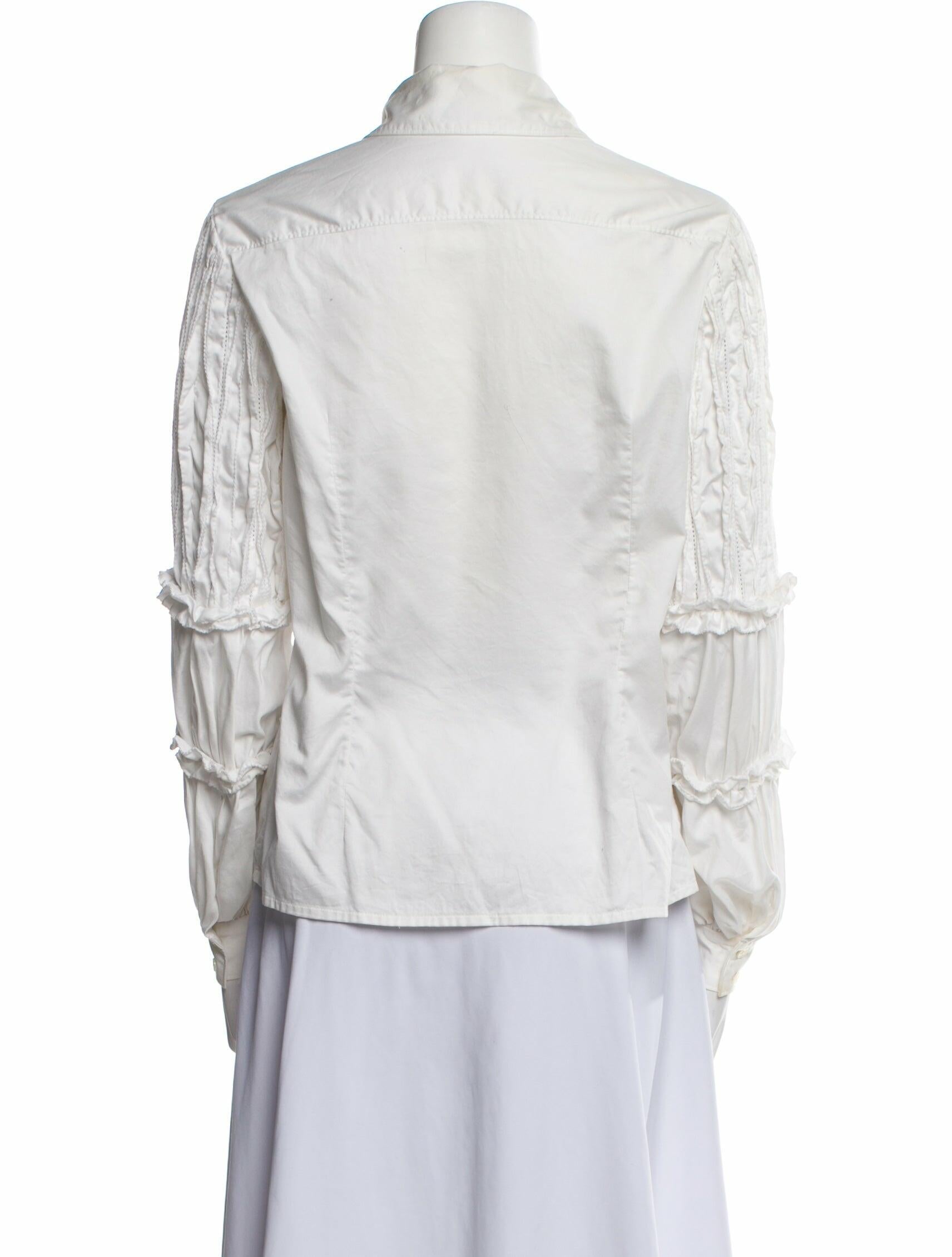 Carolina Herrera Three-Quarter Sleeve Blouse