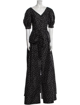 Carolina Herrera Silk Long Dress
