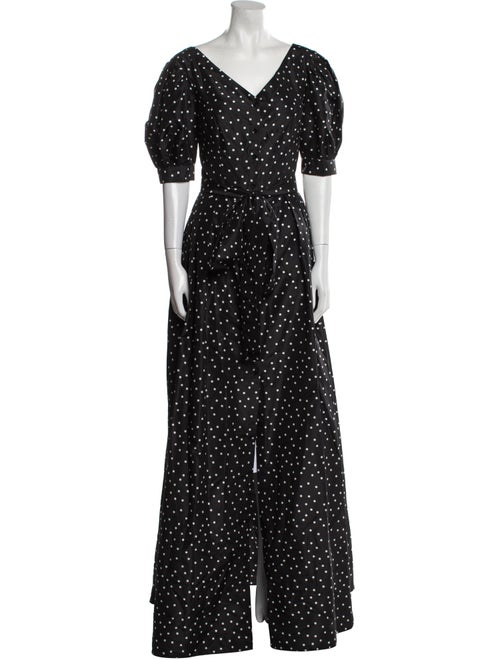 Carolina Herrera Silk Long Dress