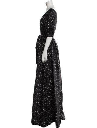 Carolina Herrera Silk Long Dress