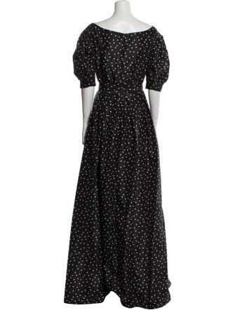 Carolina Herrera Silk Long Dress