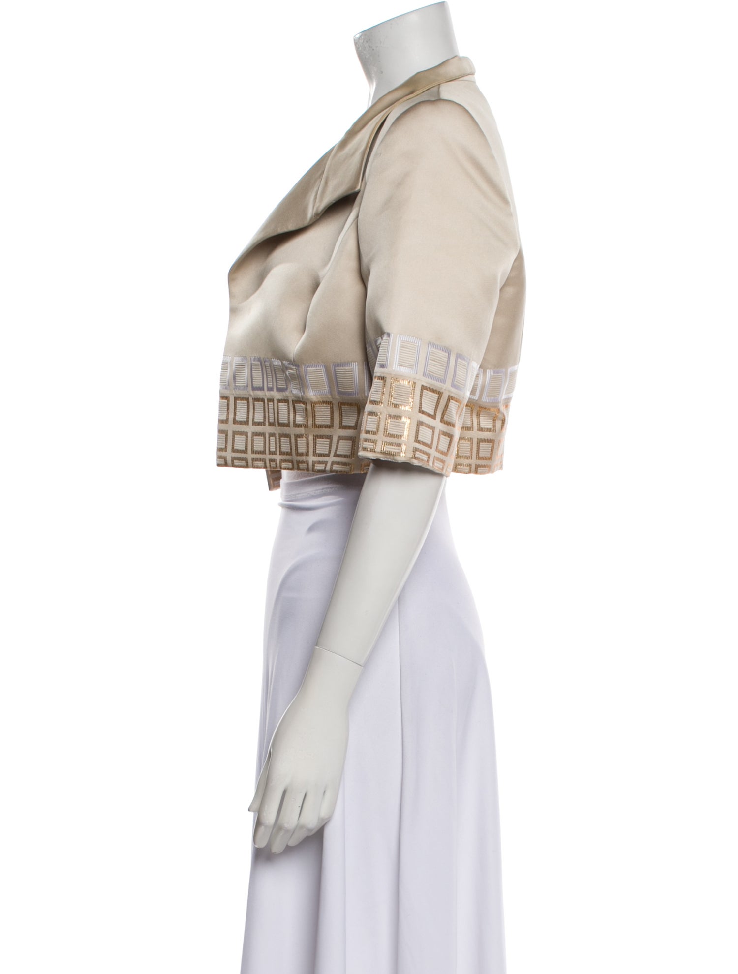 Carolina Herrera Printed Evening Jacket