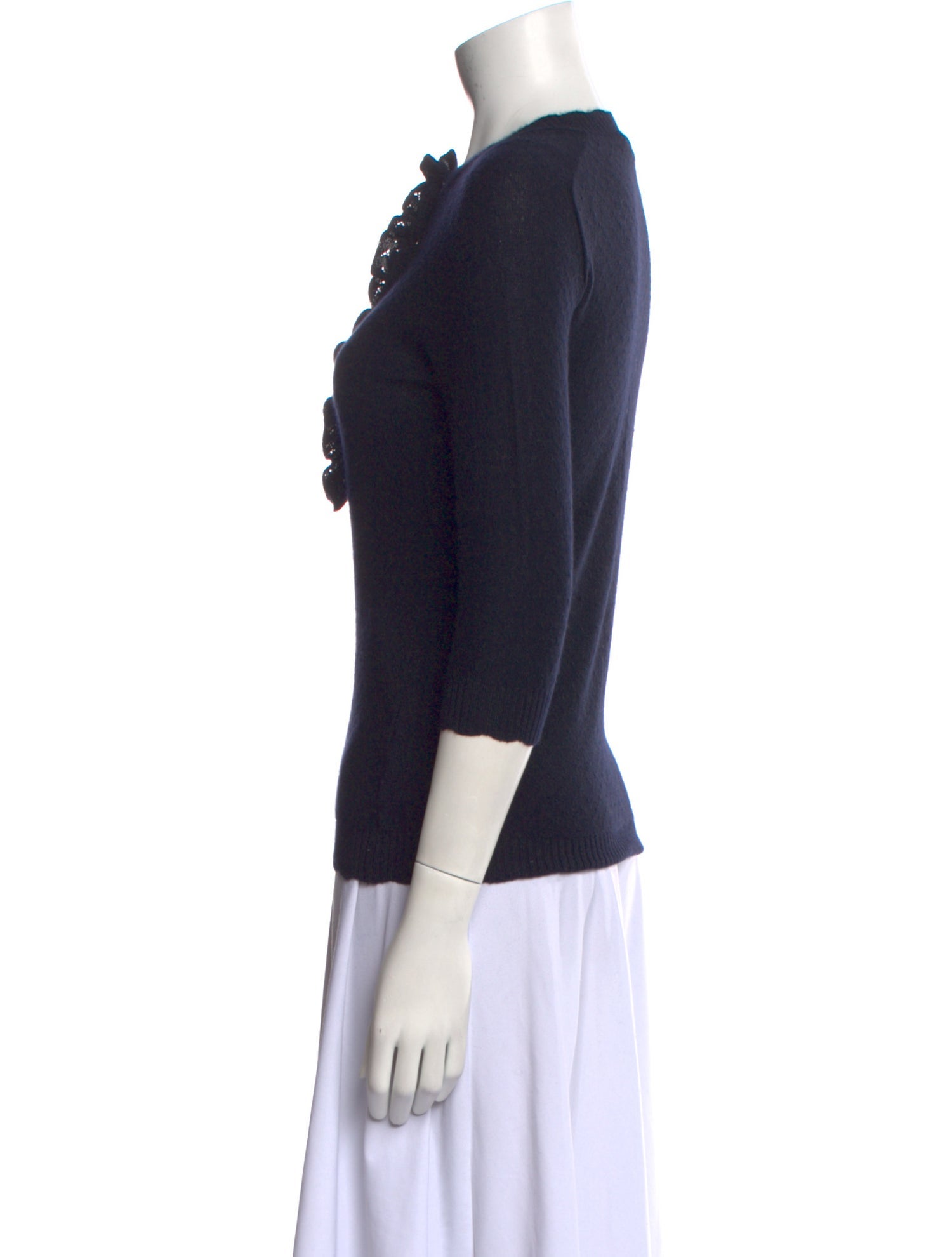 Carolina Herrera Cashmere Crew Neck Sweater