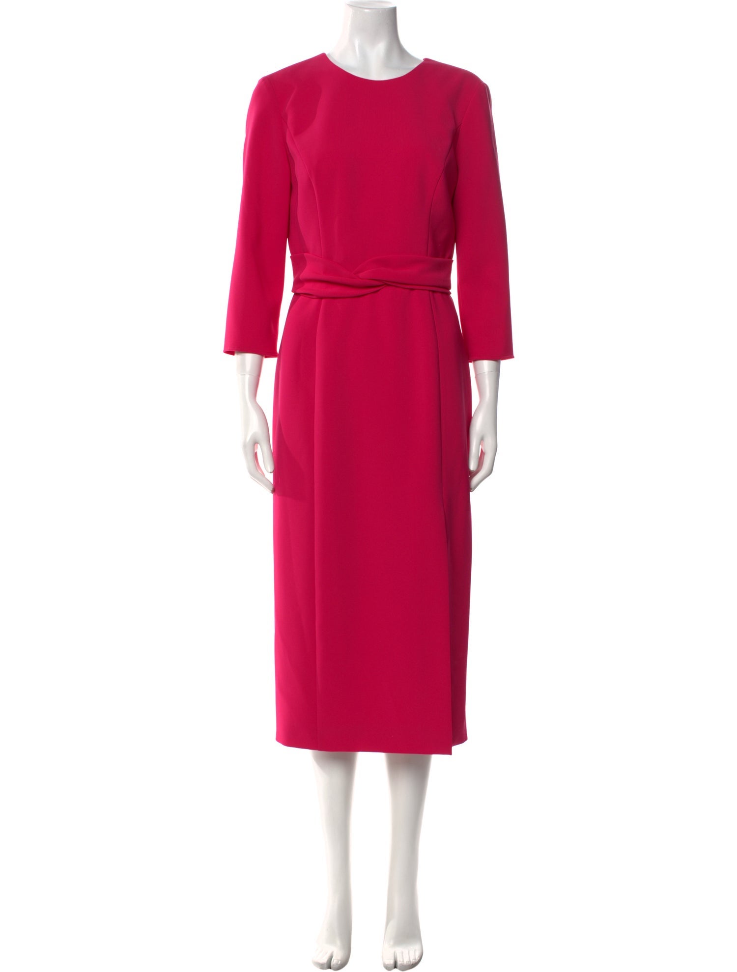 Carolina Herrera Crew Neck Midi Length Dress w/ Tags