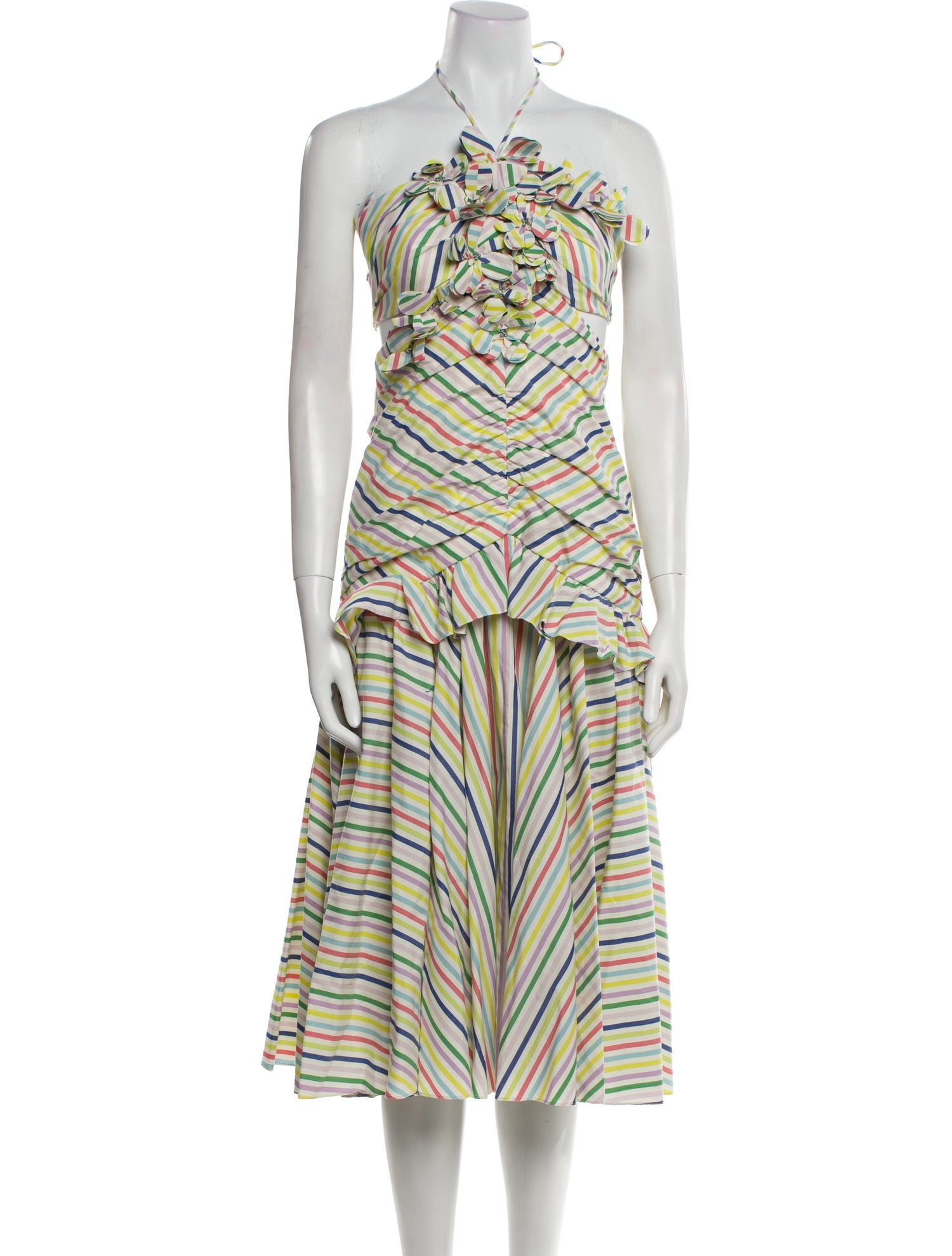 Carolina Herrera Printed Midi Length Dress