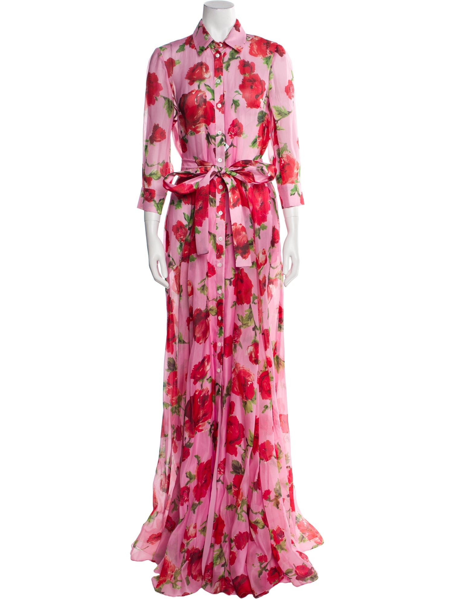 Carolina Herrera Silk Long Dress w/ Tags