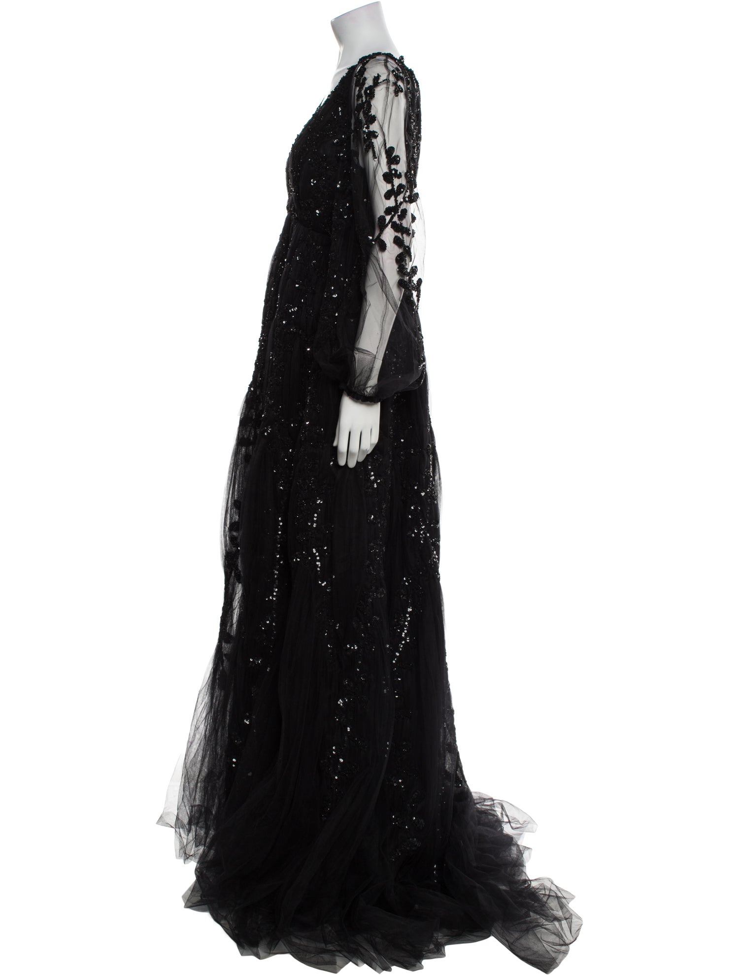 Carolina Herrera Nylon Long Dress w/ Tags