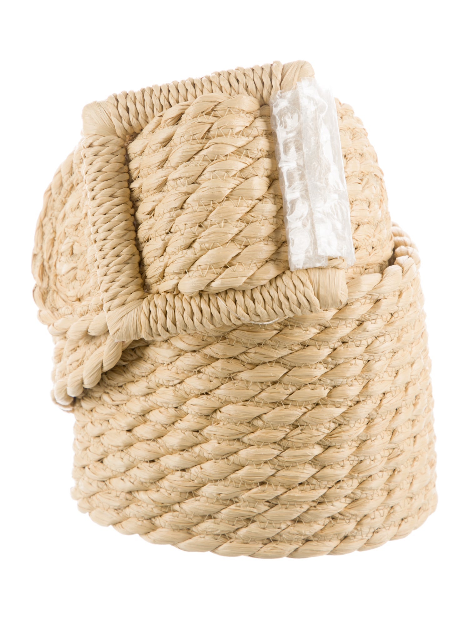 Carolina Herrera Wide Straw Waist Belt w/ Tags