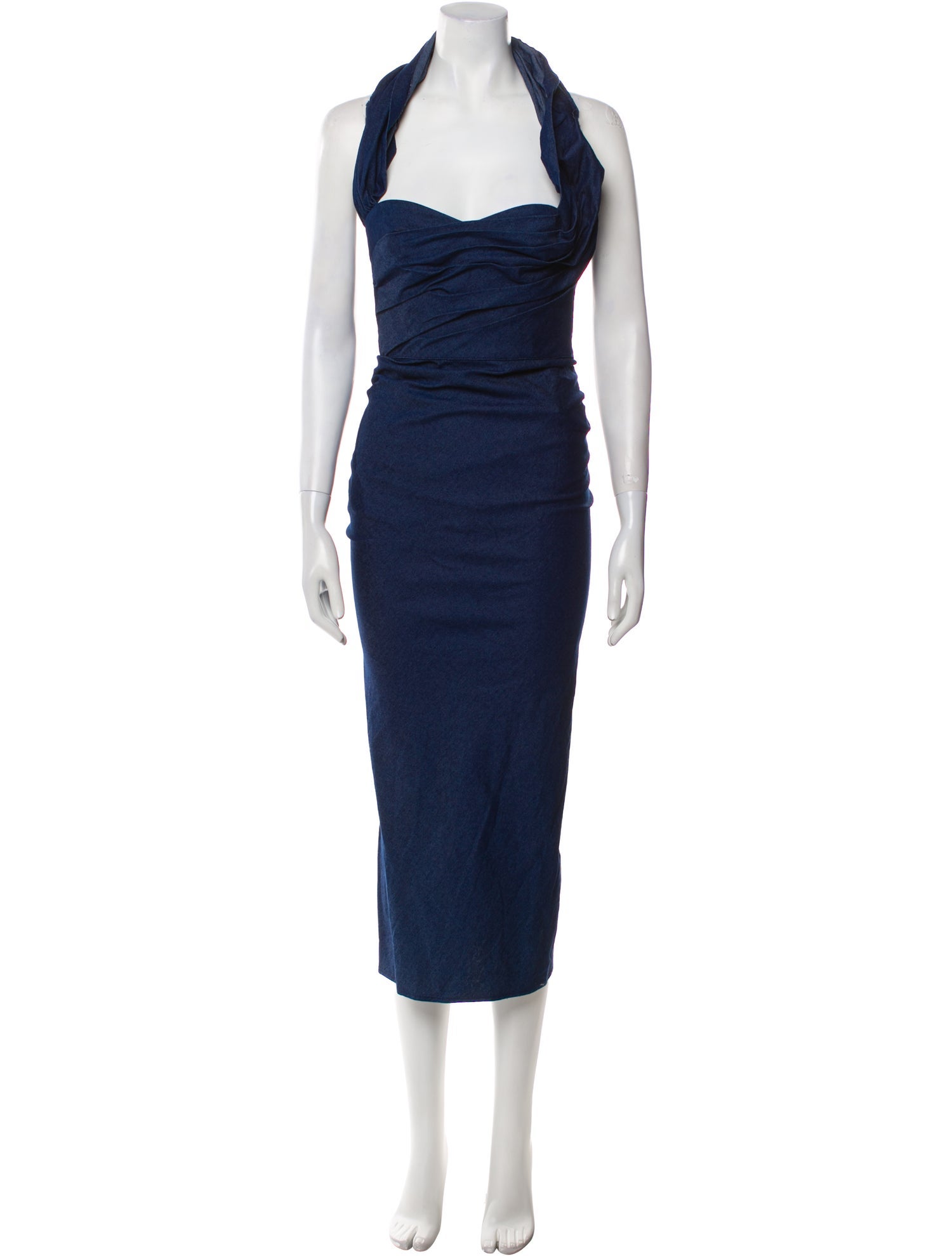 Carolina Herrera Halterneck Long Dress w/ Tags