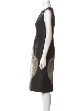Carolina Herrera Printed Knee-Length Dress