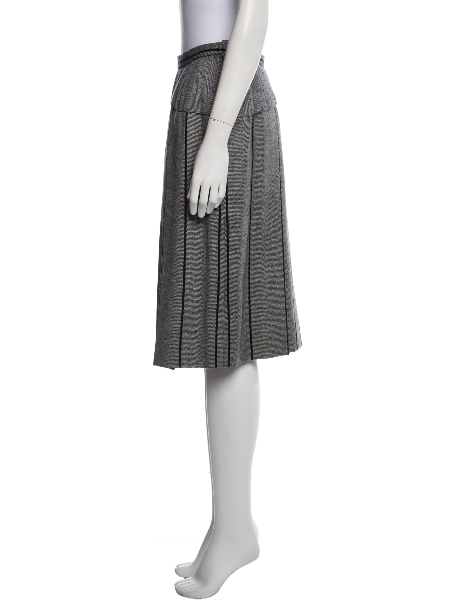 Carolina Herrera Vintage Knee-Length Skirt