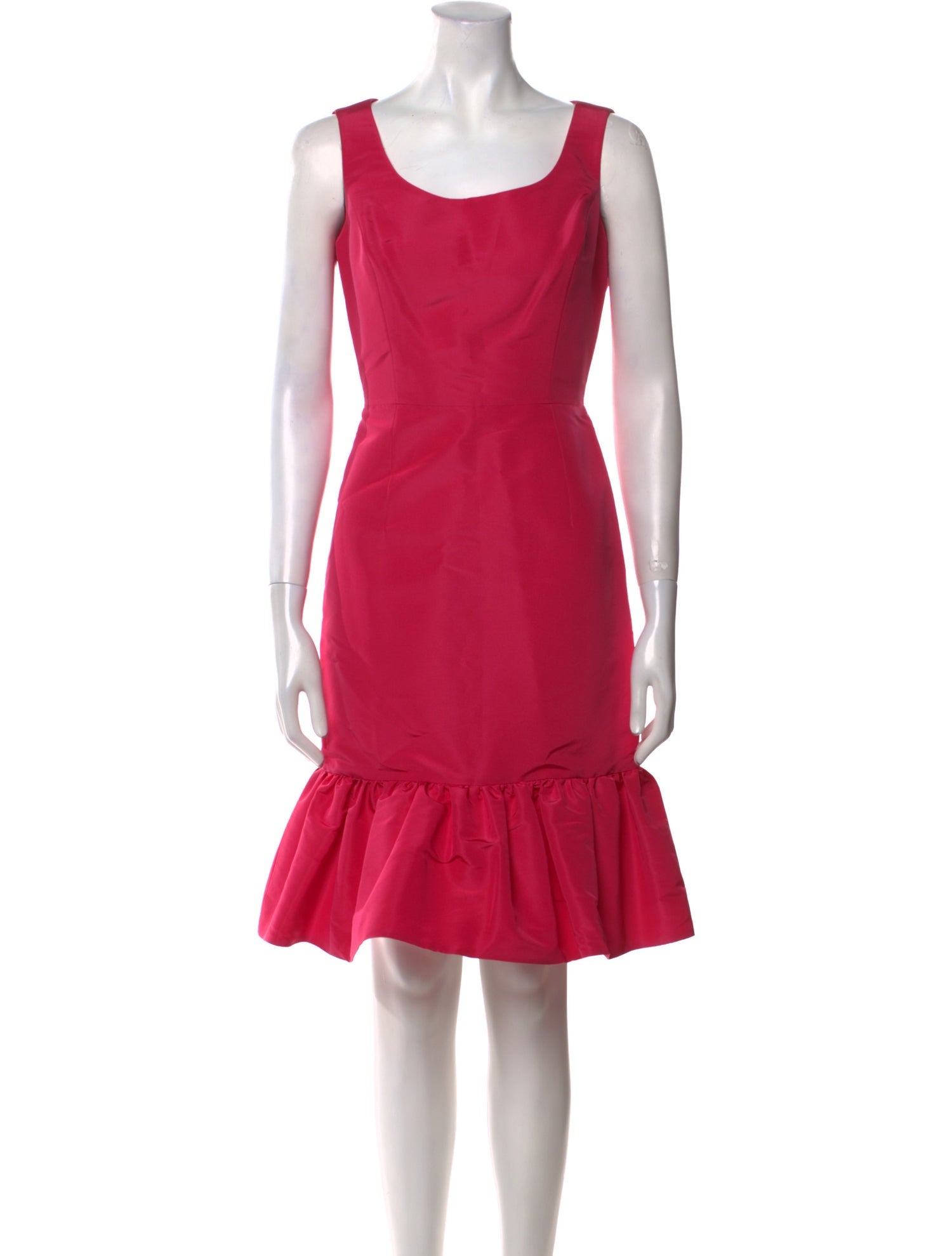 Carolina Herrera Scoop Neck Knee-Length Dress w/ Tags