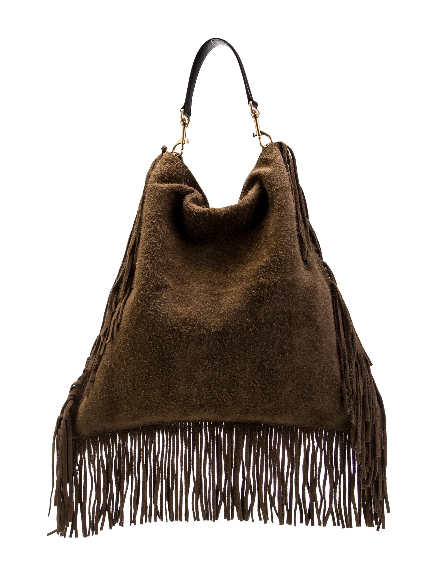 Carolina Herrera Suede Bucket Bag