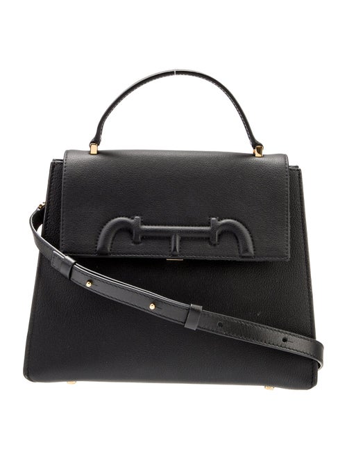 Carolina Herrera Leather Top Handle Bag