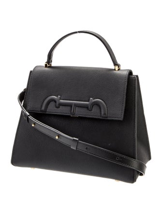 Carolina Herrera Leather Top Handle Bag
