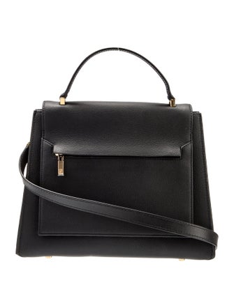 Carolina Herrera Leather Top Handle Bag