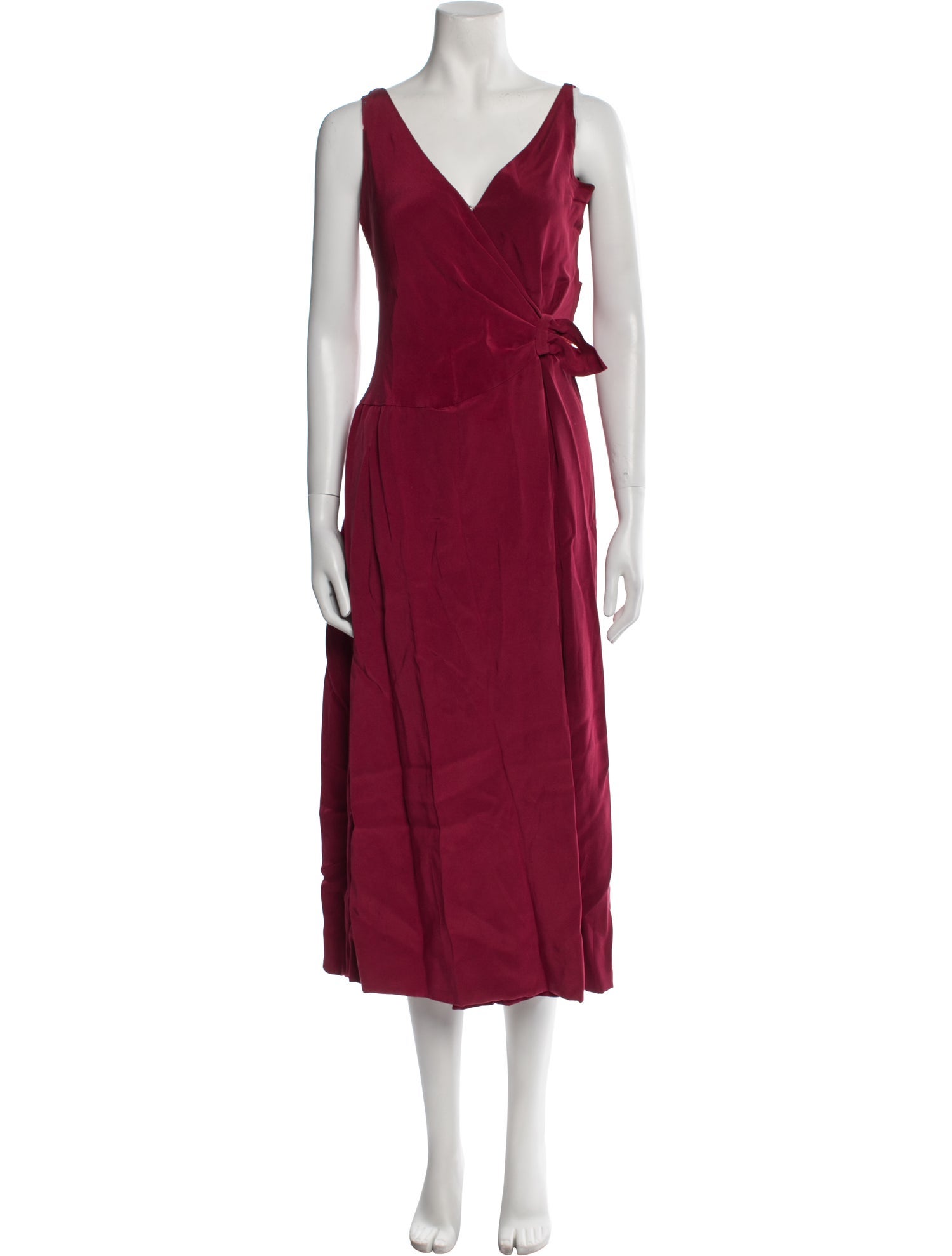 Carolina Herrera Silk Midi Length Dress