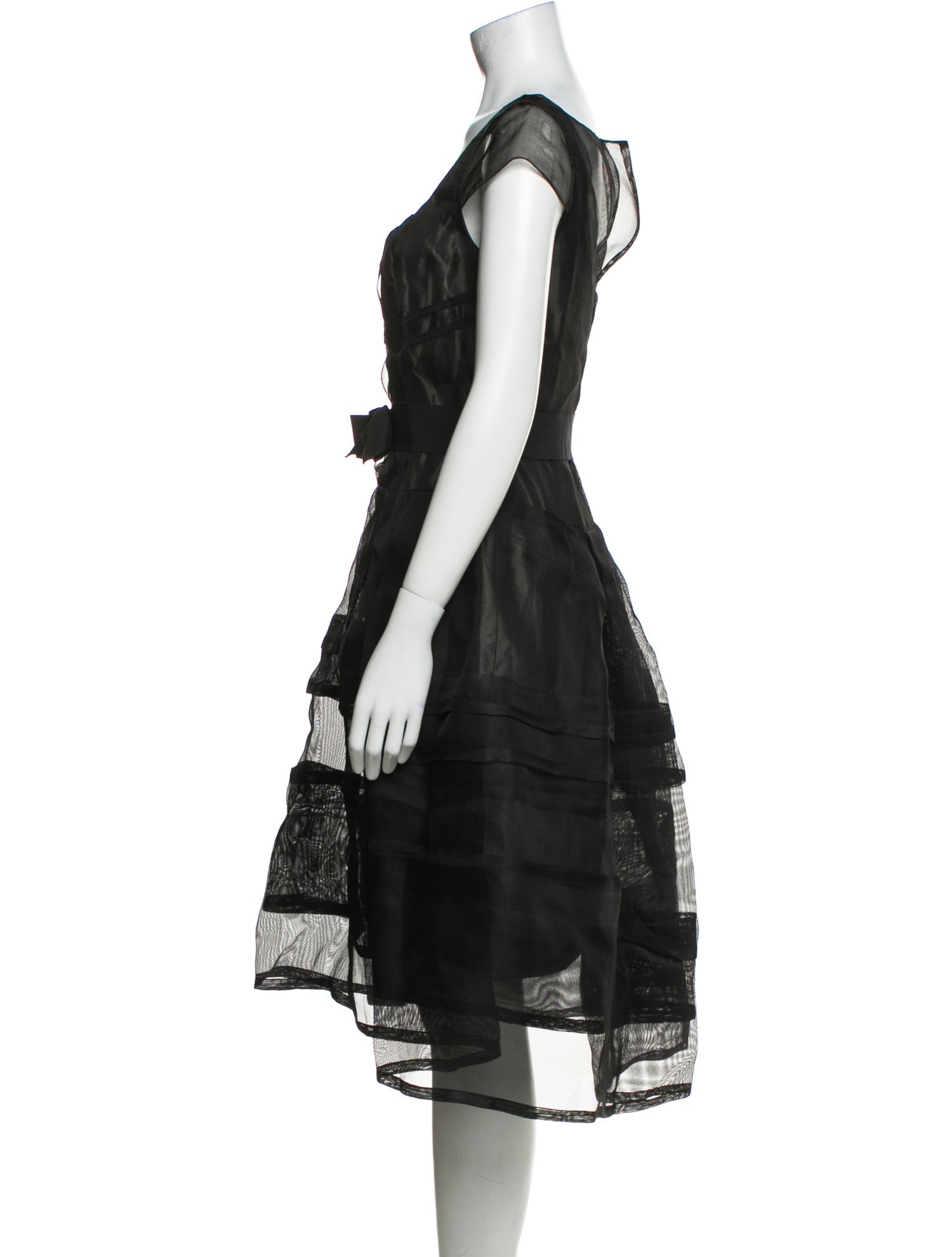 Carolina Herrera Silk Midi Length Dress