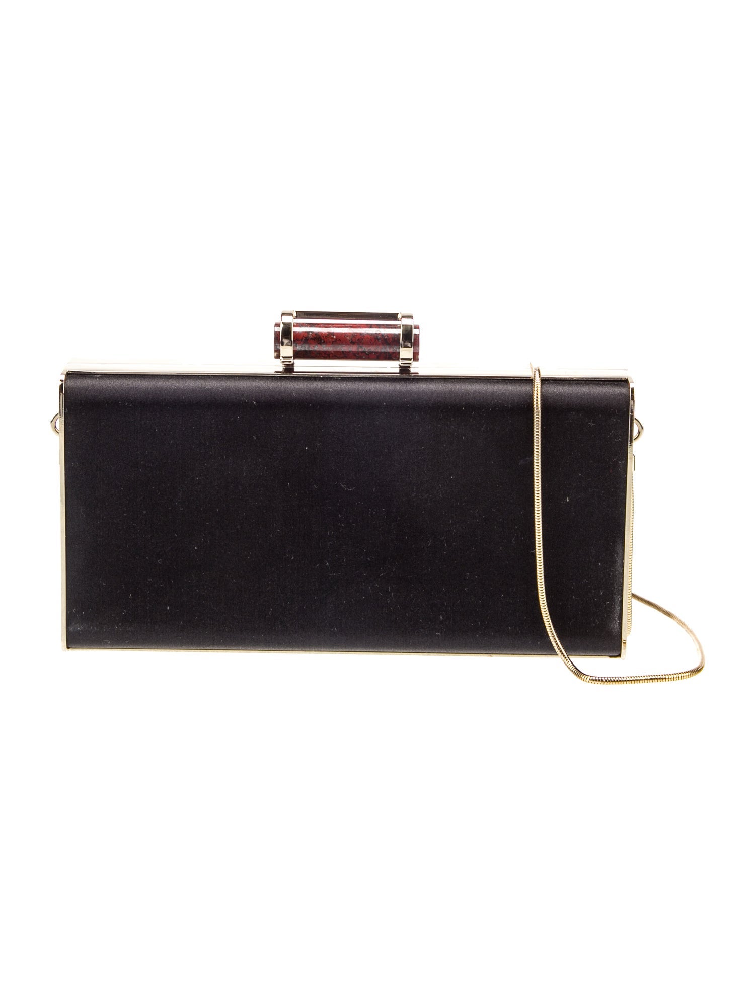 Carolina Herrera Leather Minaudière