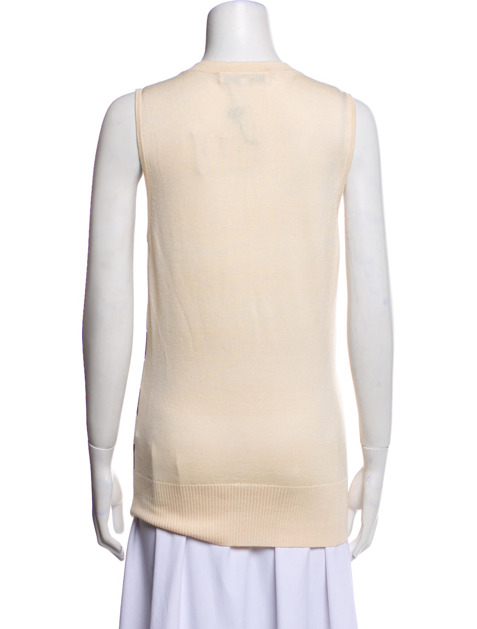 Carolina Herrera Striped Scoop Neck Sweater