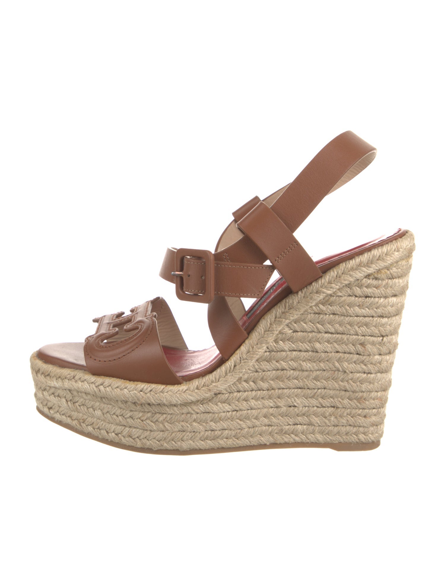 Carolina Herrera Leather Espadrilles