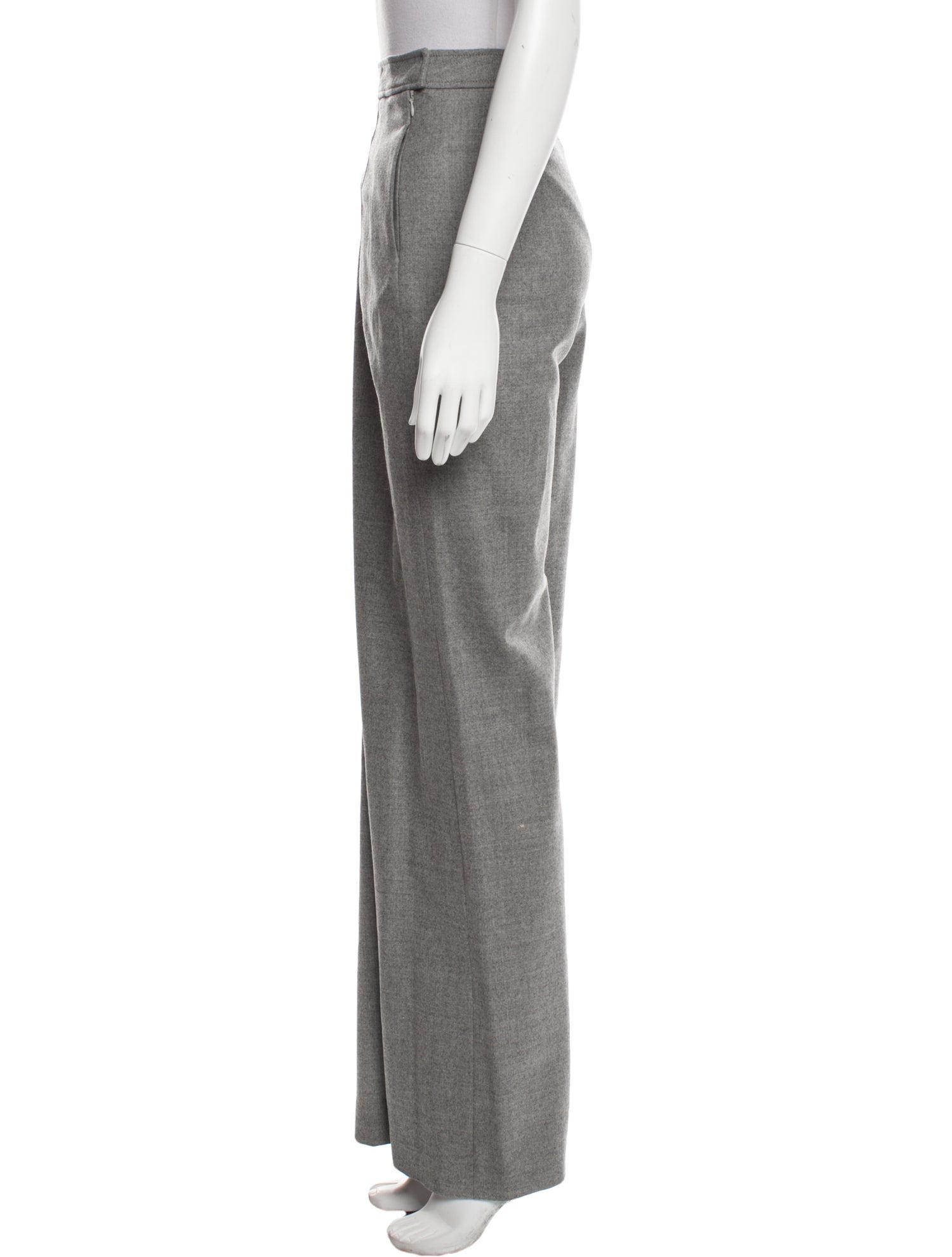 Carolina Herrera Virgin Wool Wide Leg Pants