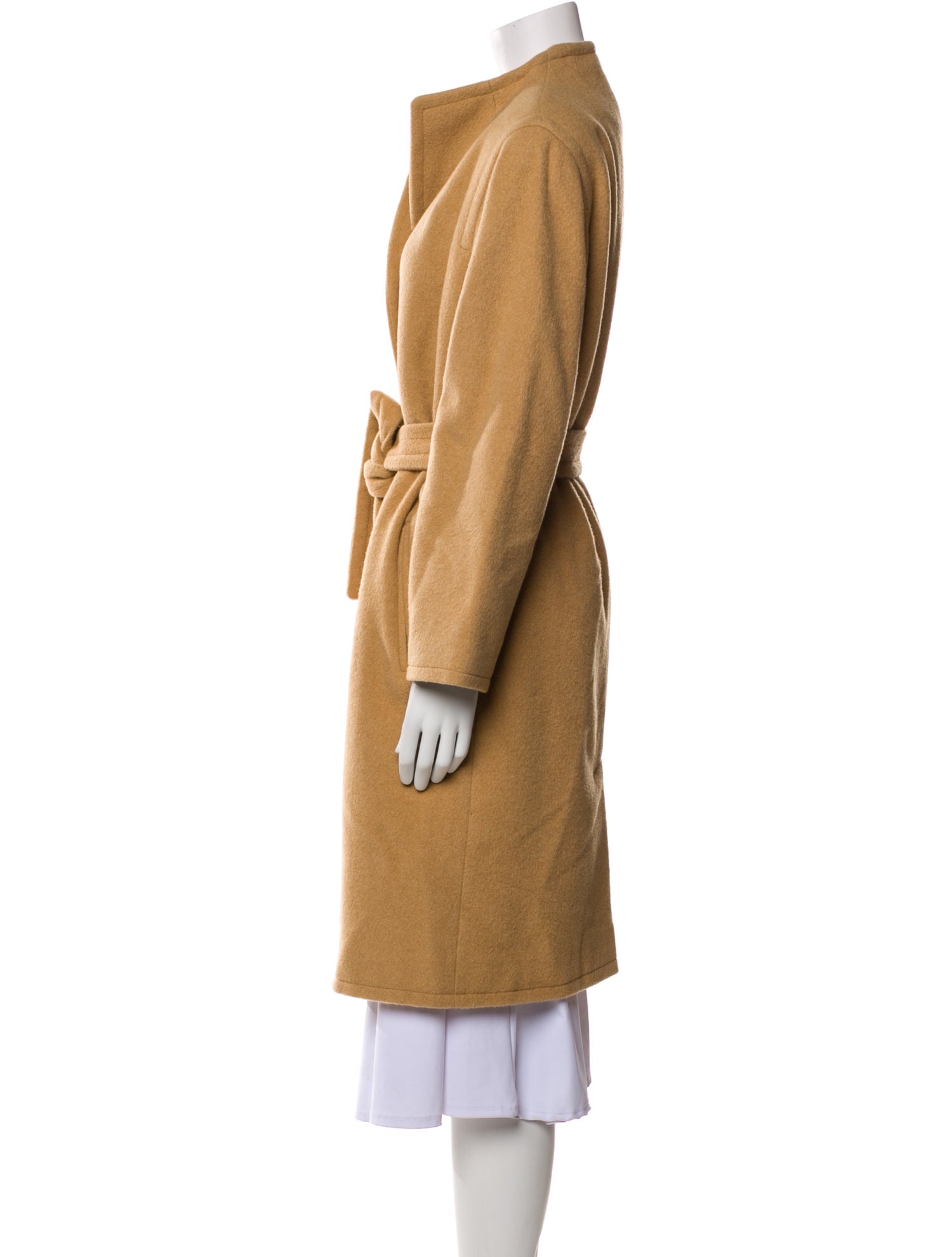 Carolina Herrera Camel Hair Trench Coat