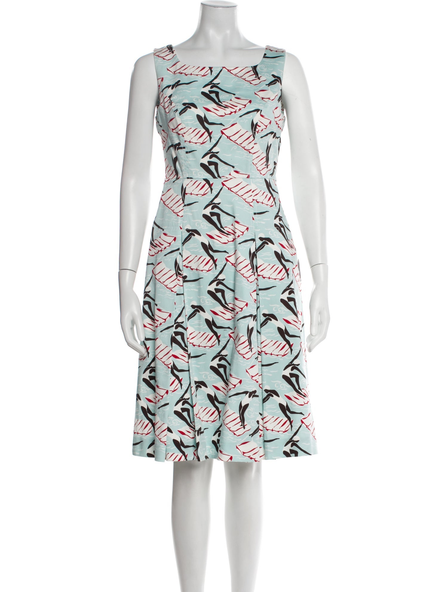 Carolina Herrera Printed Knee-Length Dress