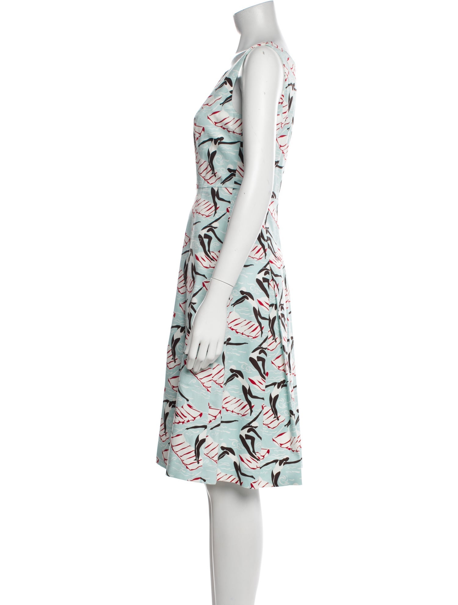 Carolina Herrera Printed Knee-Length Dress