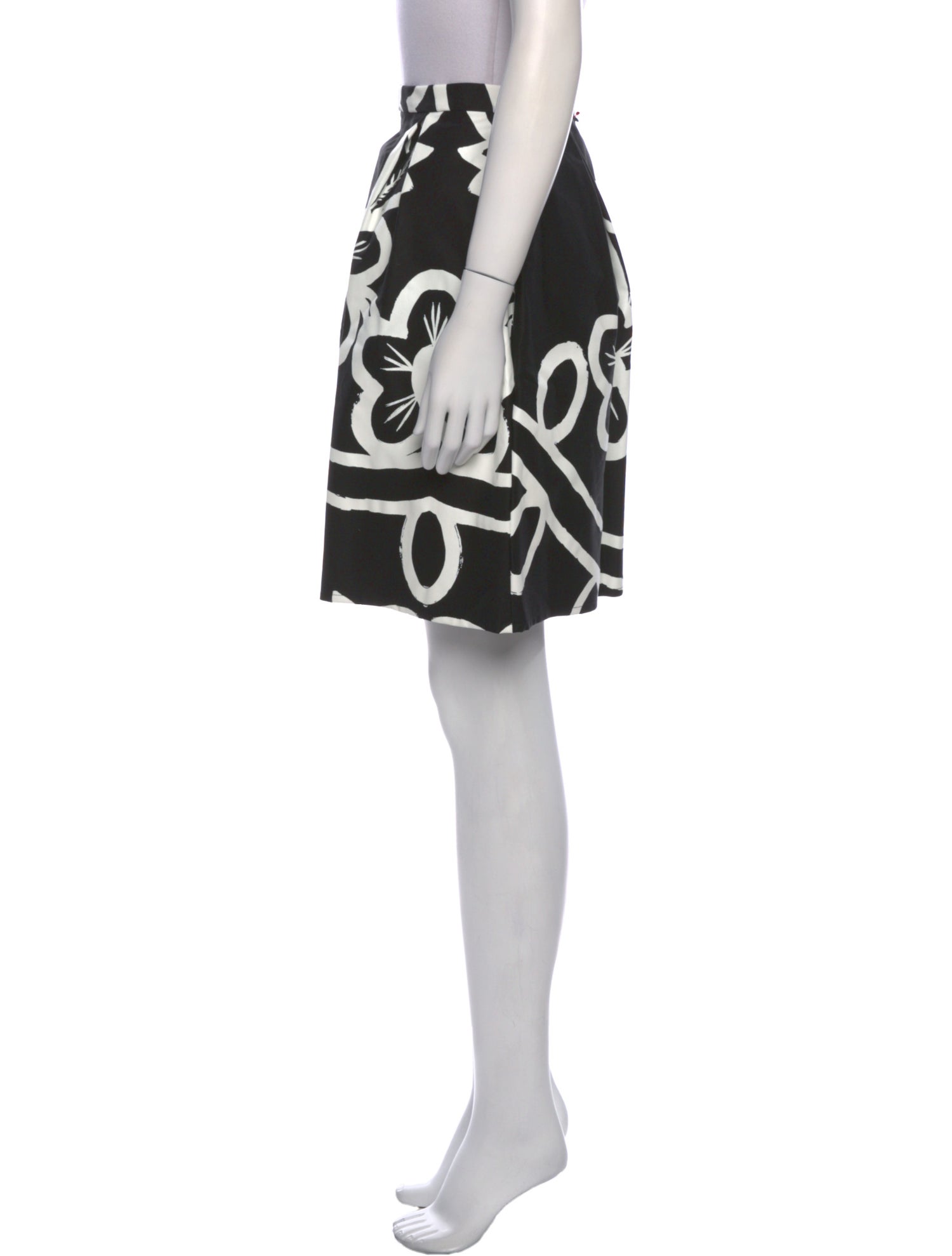 Carolina Herrera Floral Print Mini Skirt w/ Tags