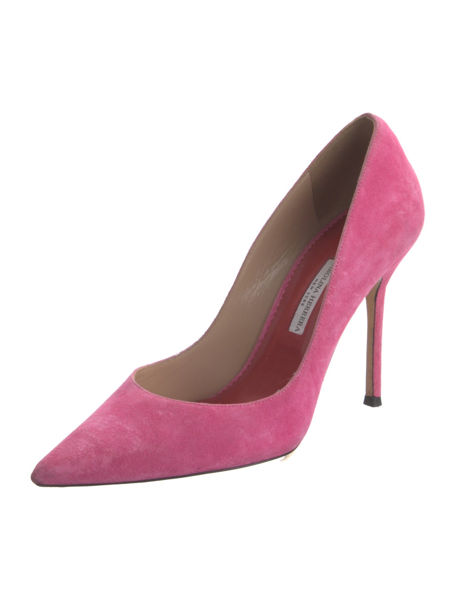 Carolina Herrera Suede Pumps