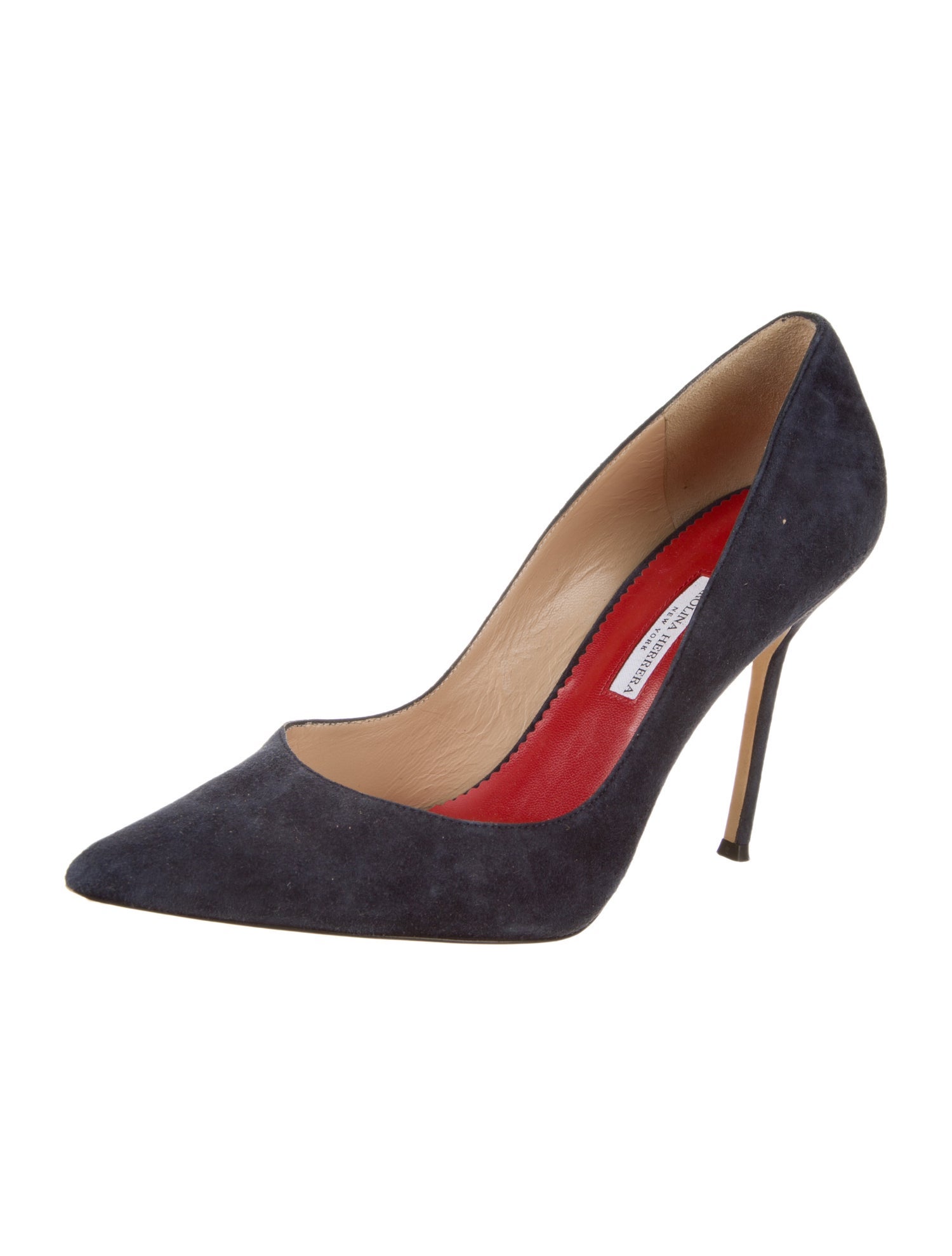Carolina Herrera Suede Pumps