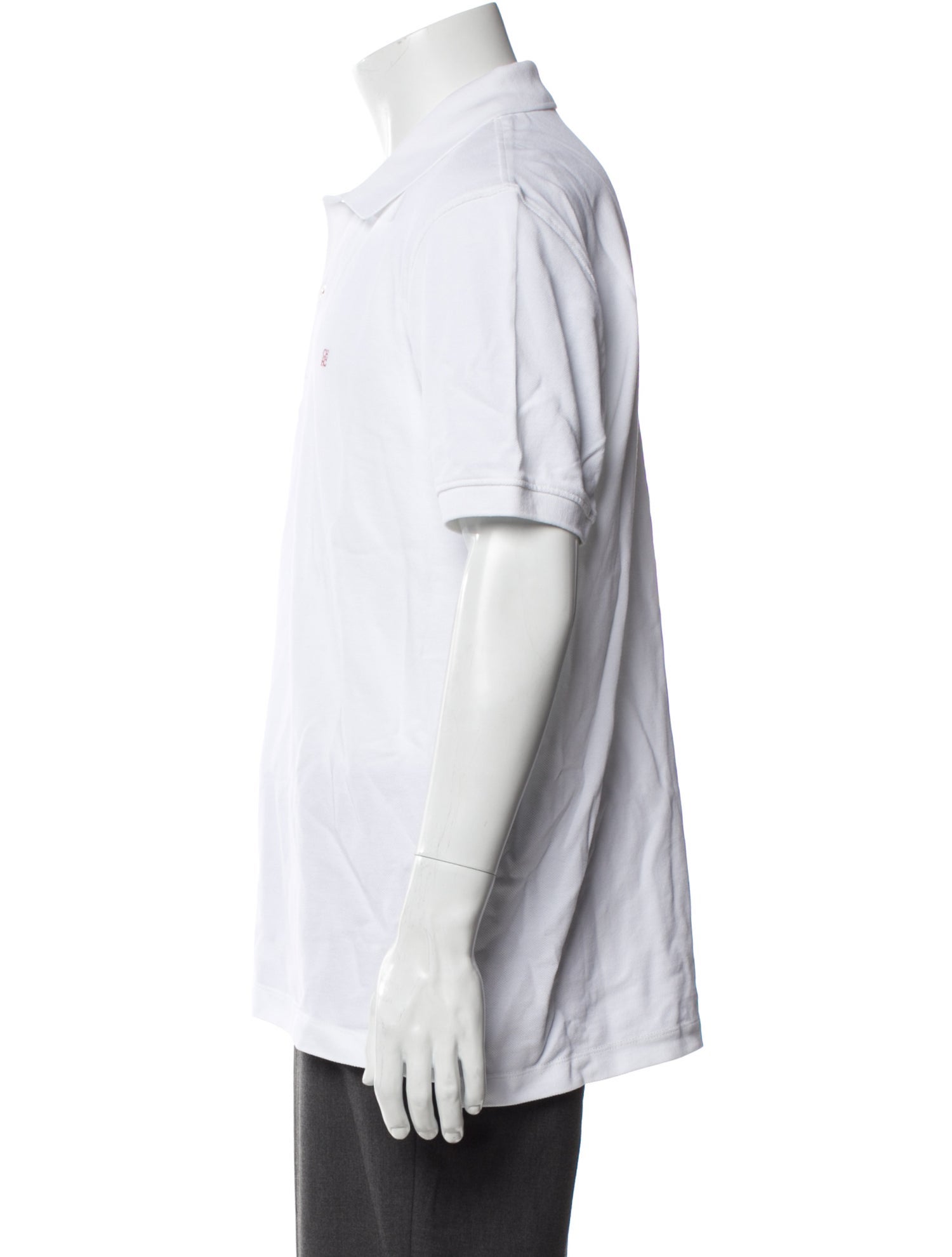 CH Carolina Herrera Collar Short Sleeve Polo Shirt