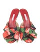 Carolina Herrera Nylon Printed Slides