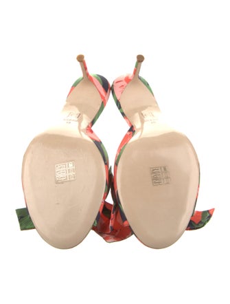 Carolina Herrera Nylon Printed Slides