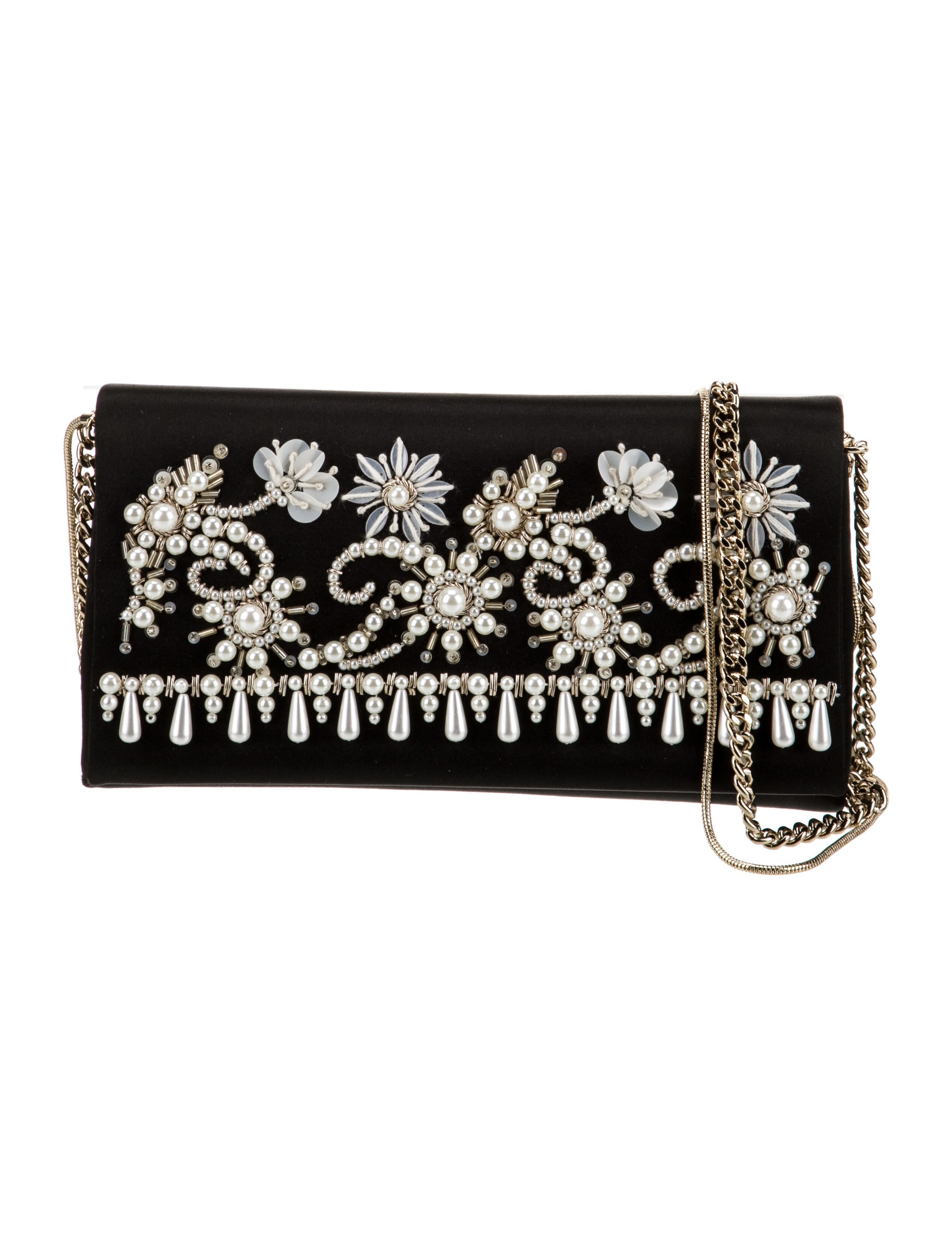 Carolina Herrera Satin Clutch