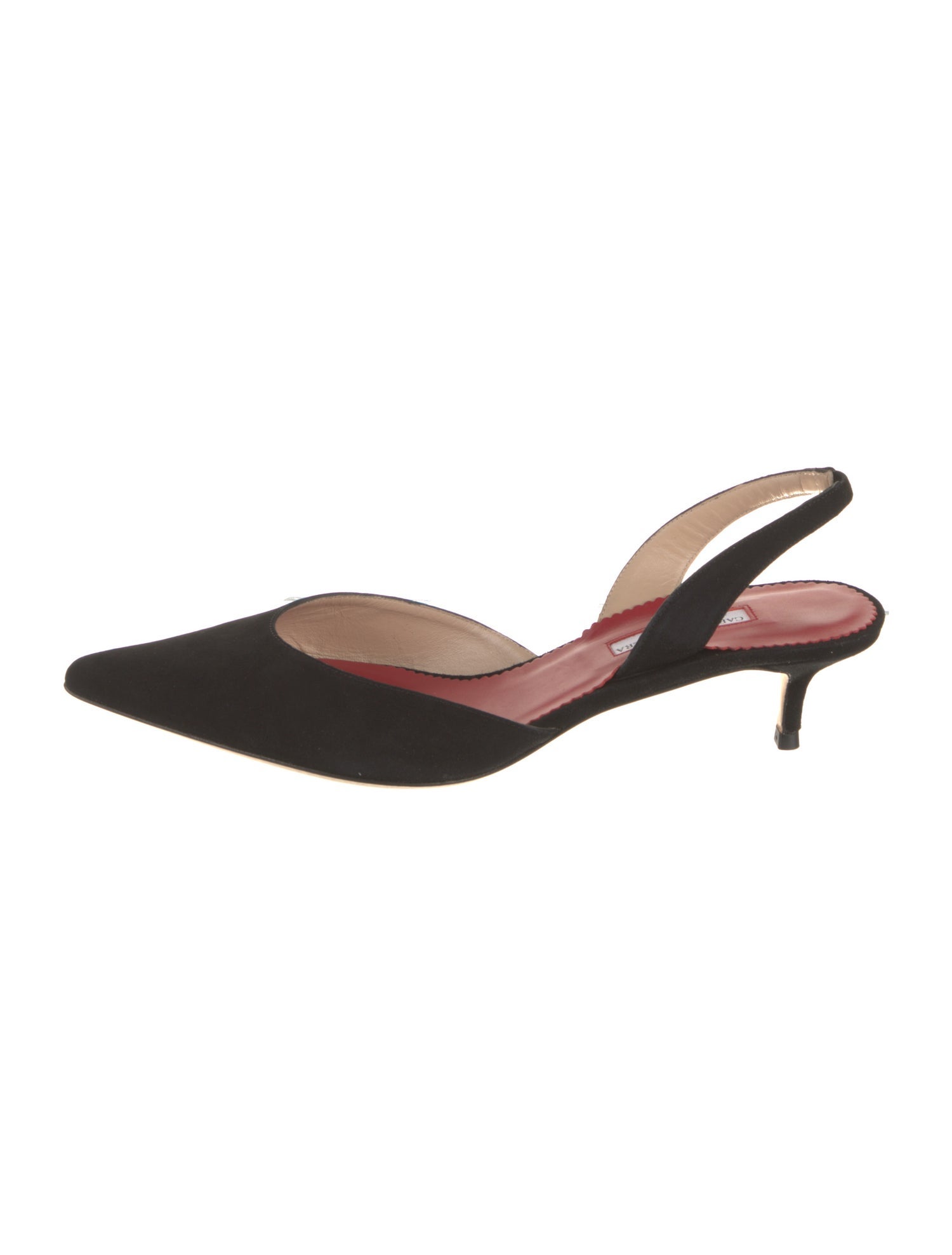 Carolina Herrera Suede Slingback Pumps w/ Tags