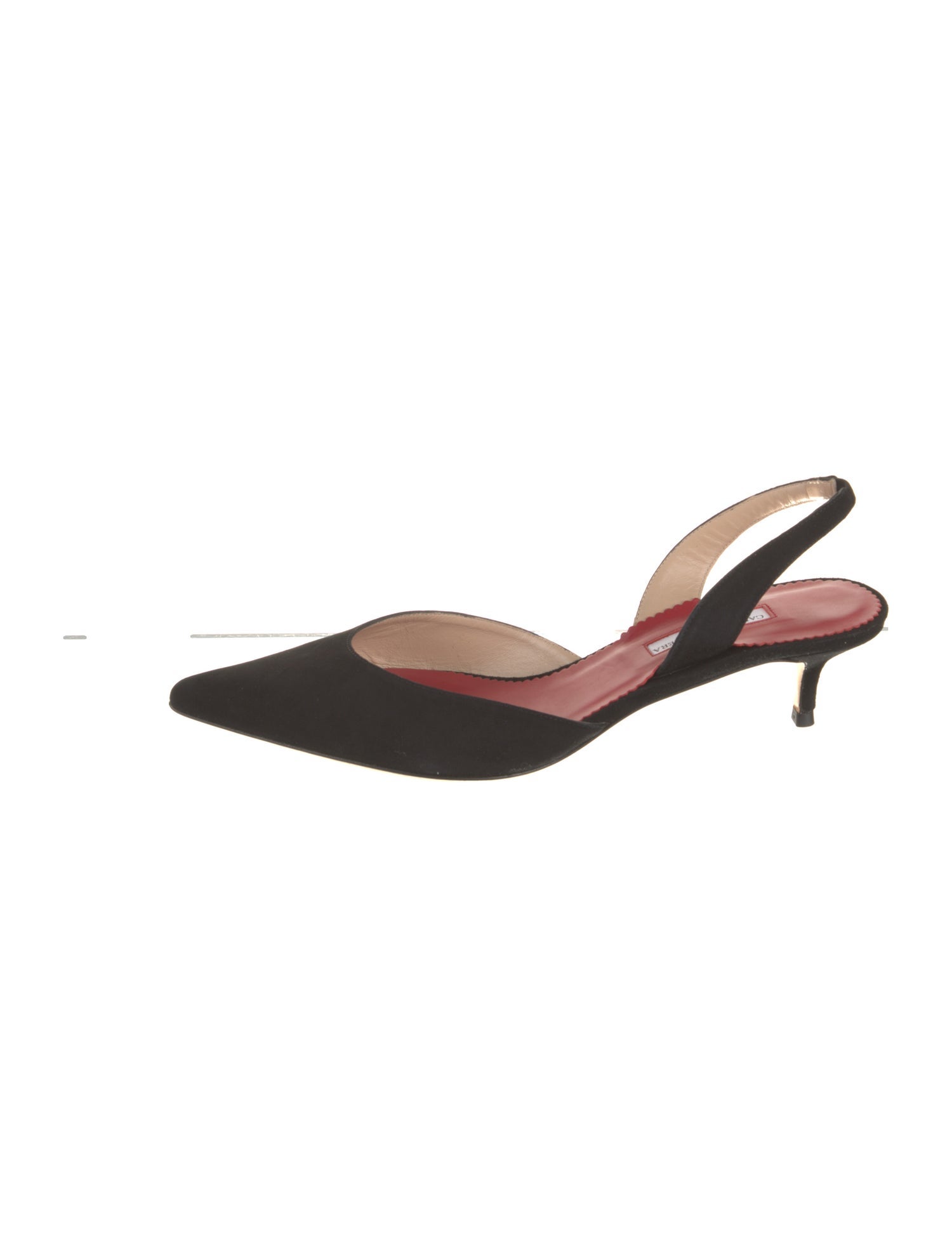 Carolina Herrera Suede Slingback Pumps